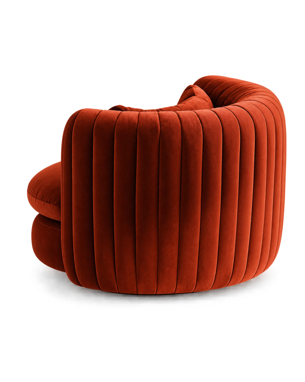 VORIXA Swivel Linen Chenille Sienna Lounge Chair
