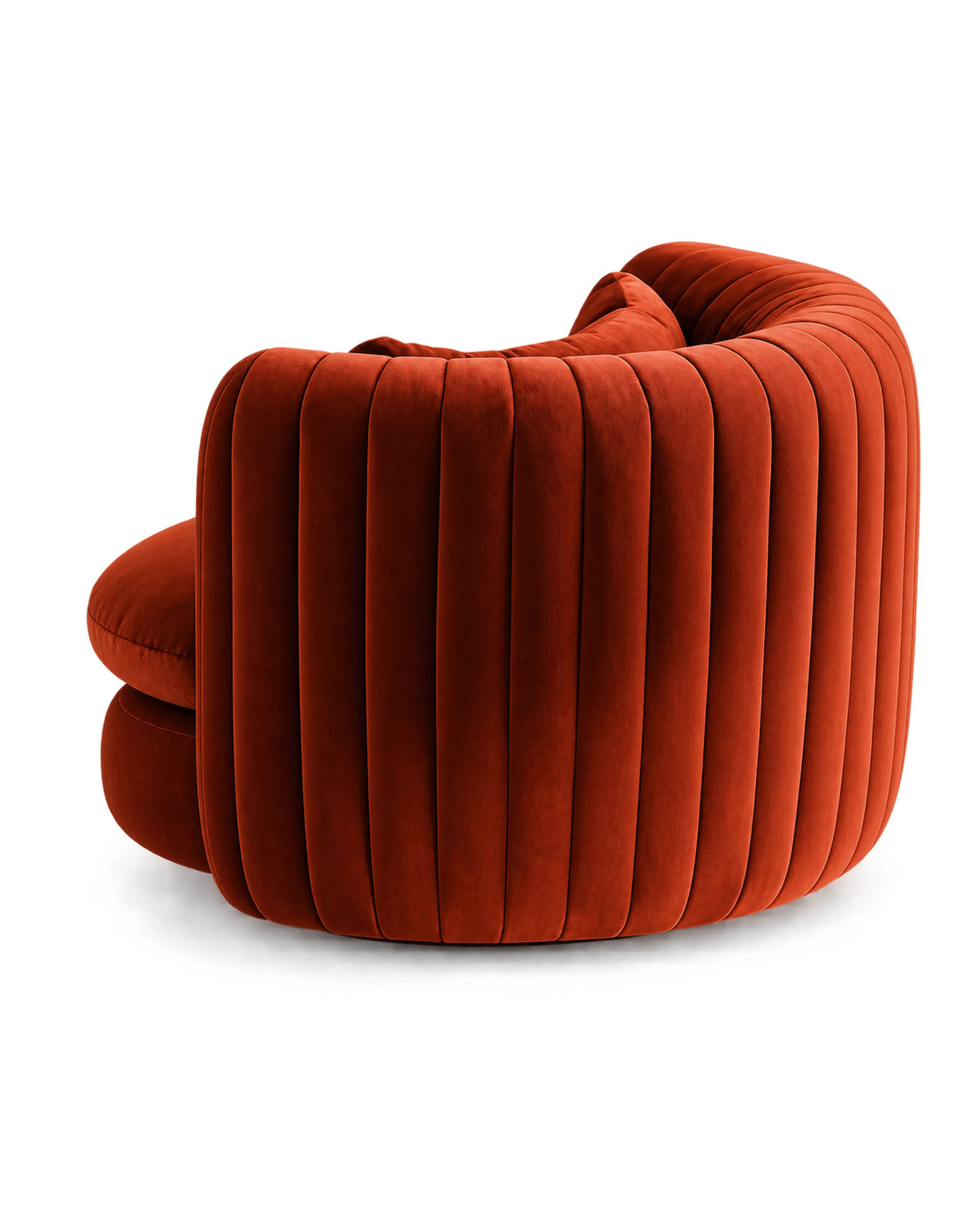 VORIXA Swivel Linen Chenille Sienna Lounge Chair