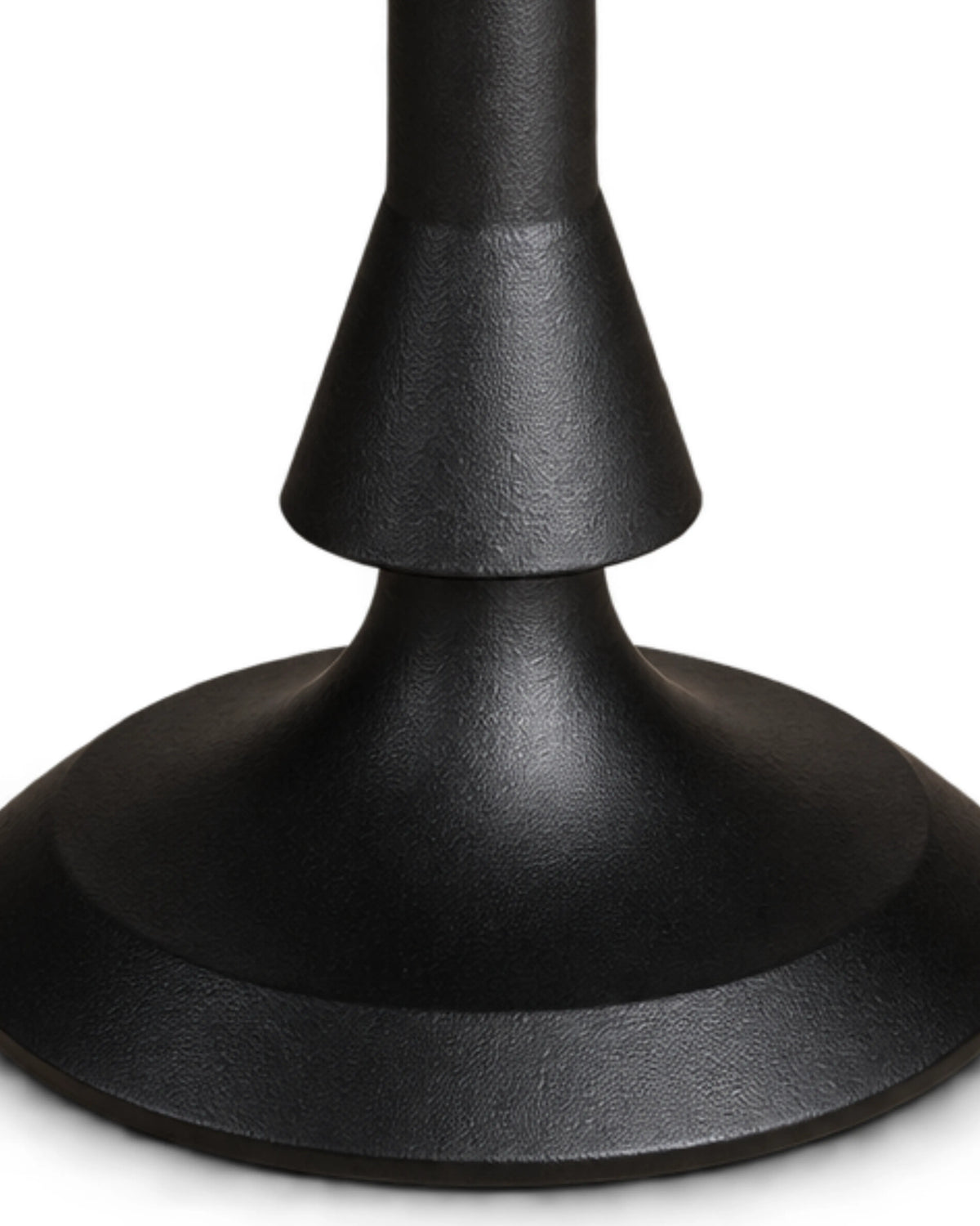 Novastix Solid Wood Side Table in Matte Black