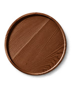 Veltris Walnut Brown Fluted Round Table