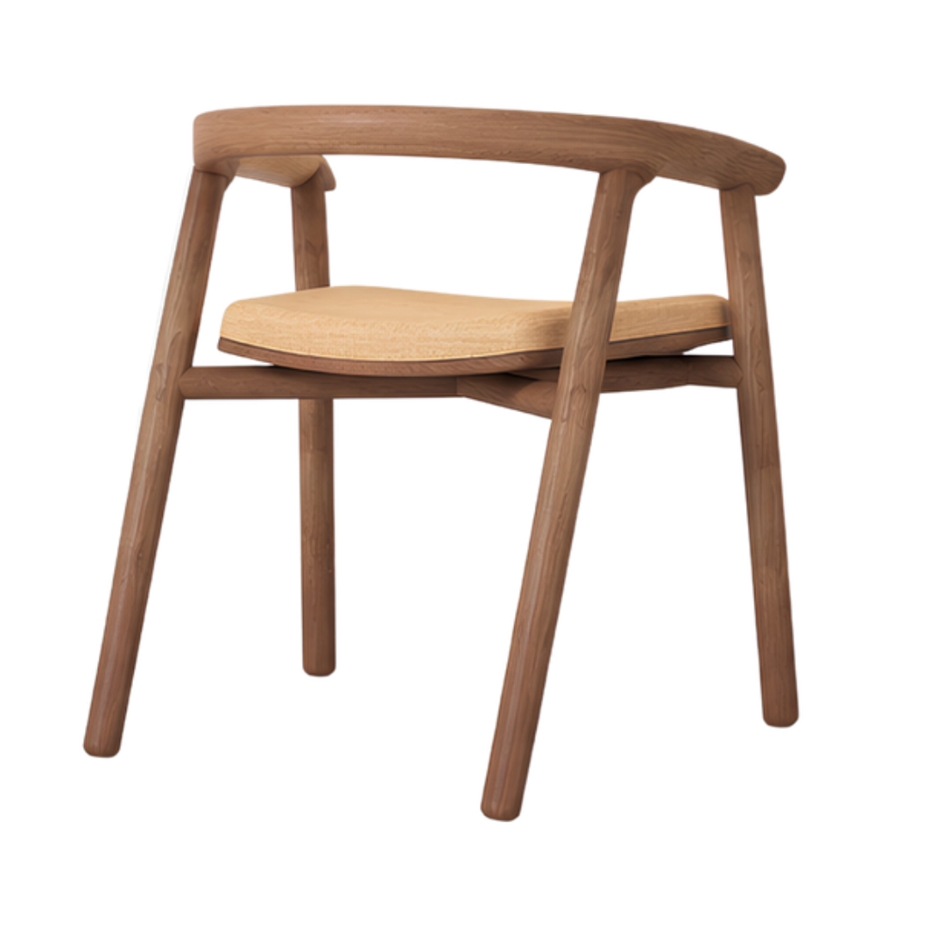 Luna Wooden Arm Chair