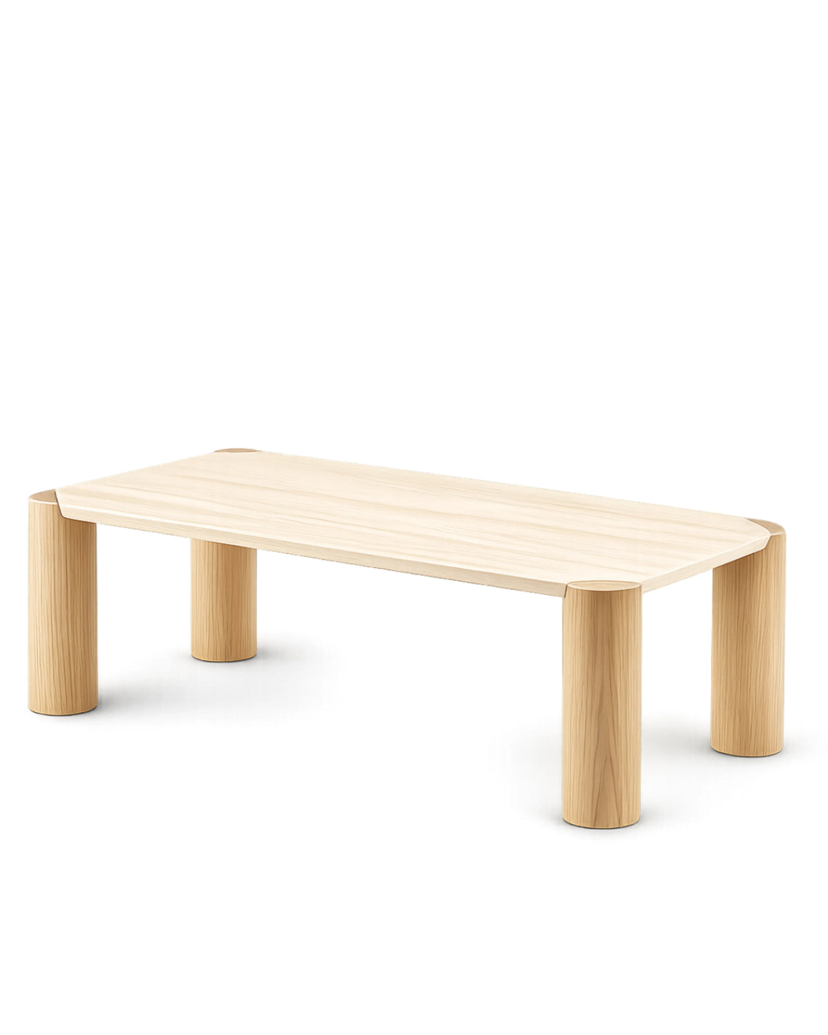 Merique Premium Travertine Stone Coffee Table
