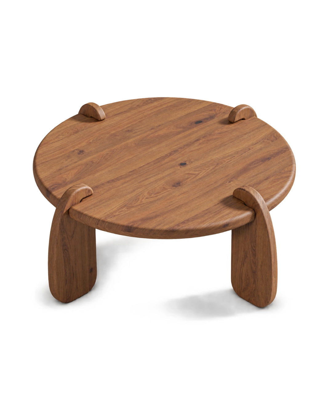 KAROV Japandi Acacia Wood Coffee Table