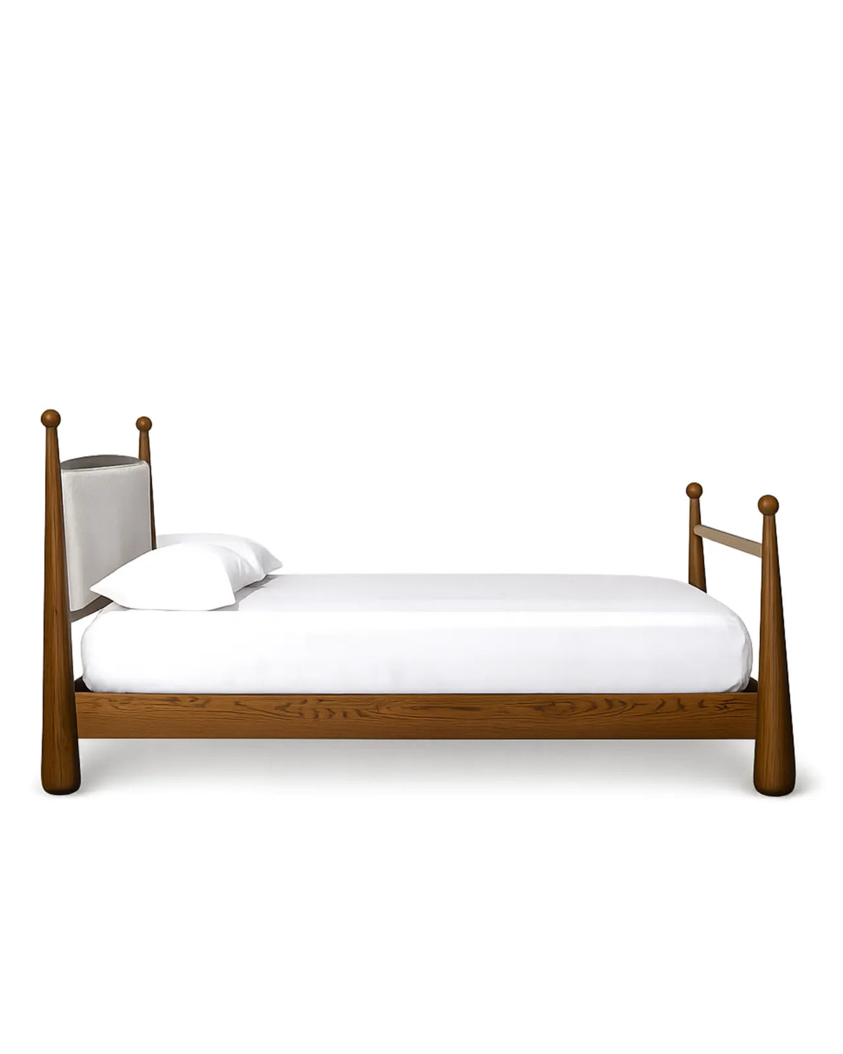 Velthorne Solid Teakwood Platform Bed