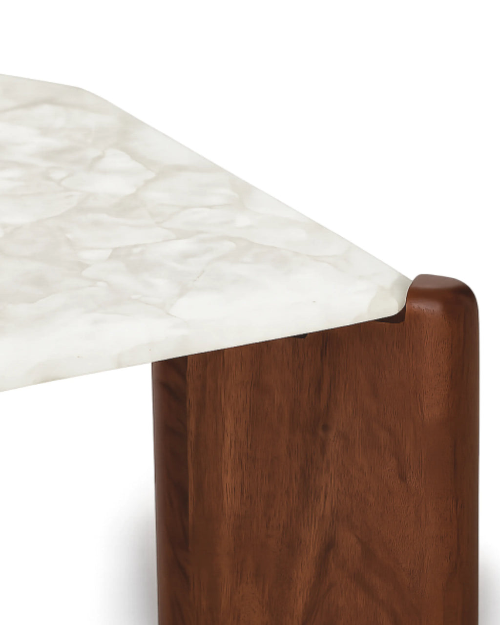 Vayrox  Coffee Table with Acacia Wood Legs