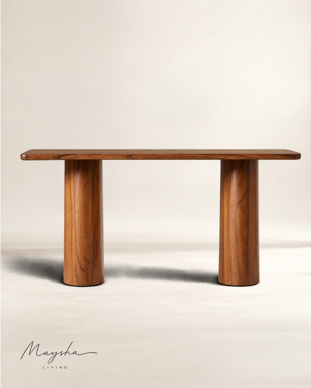 Thalvren Solid Wood Architectural Console Table