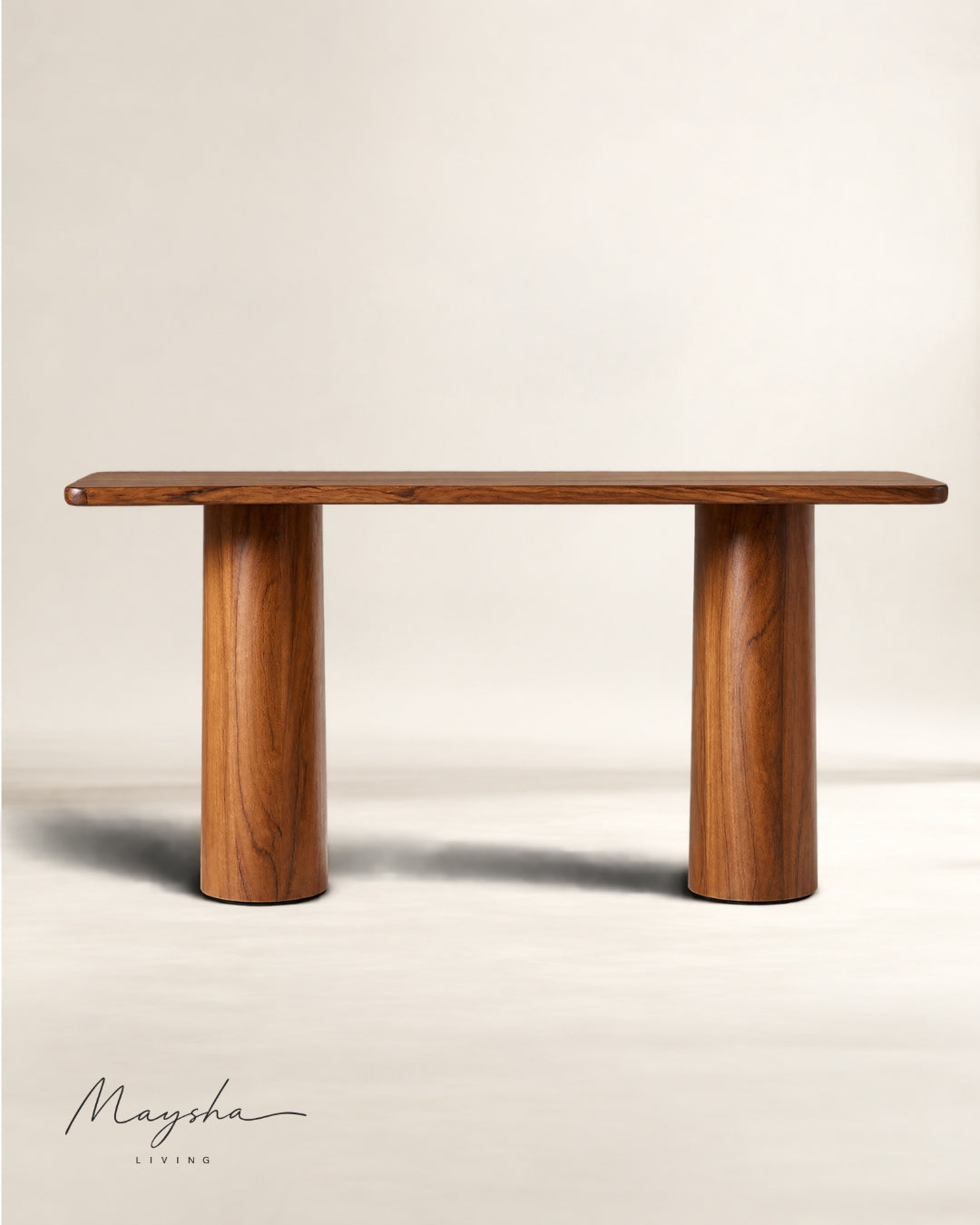 Thalvren Solid Wood Architectural Console Table