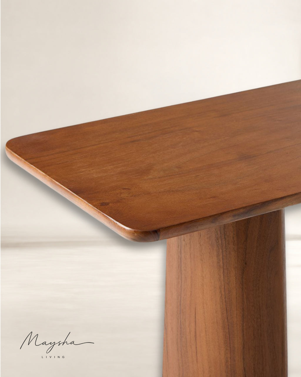 Thalvren Solid Wood Architectural Console Table