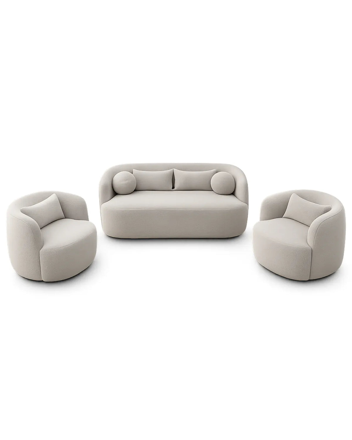 Curva Modern Curved Accent Chair