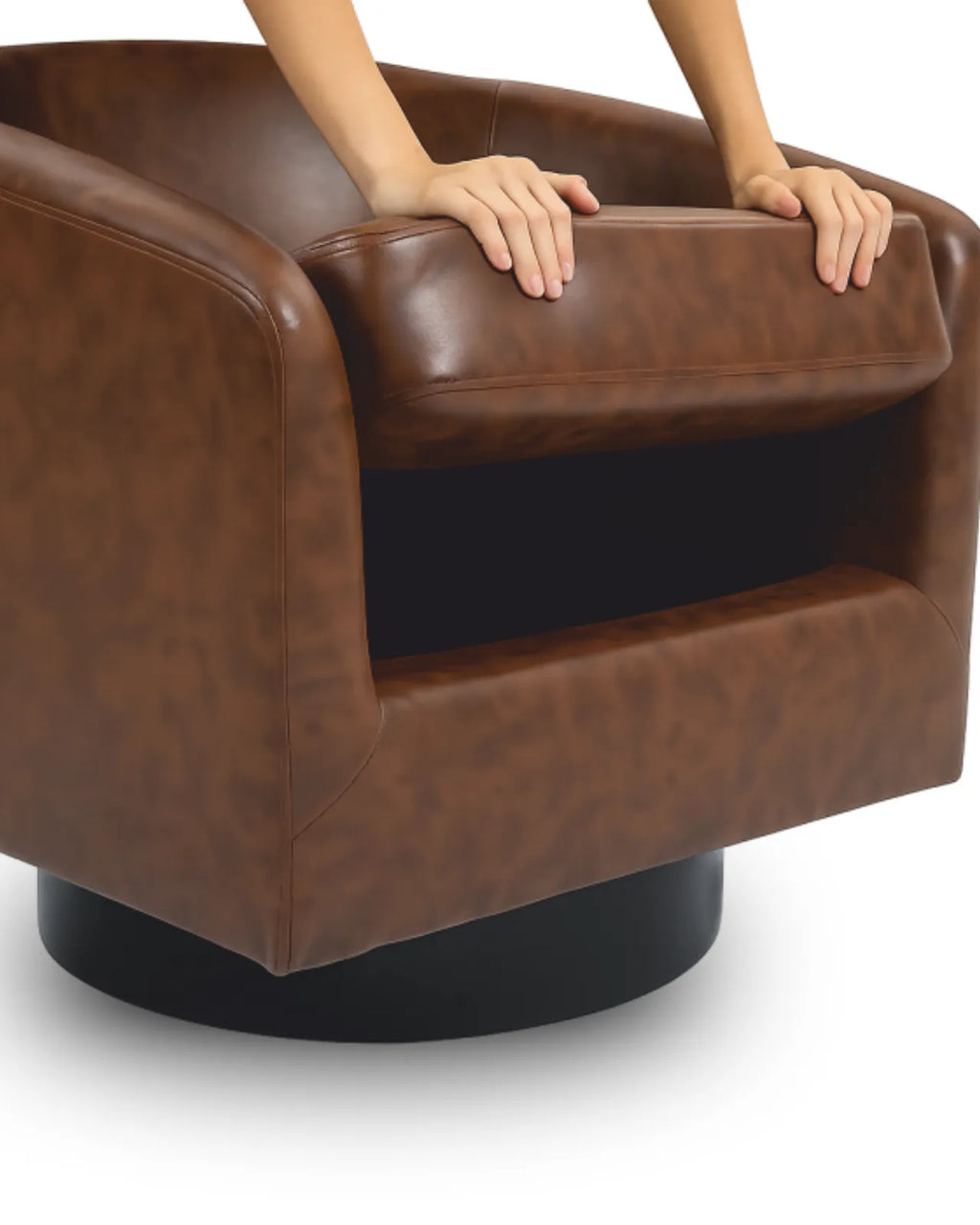 Morvane 360° Swivel Barrel Chair