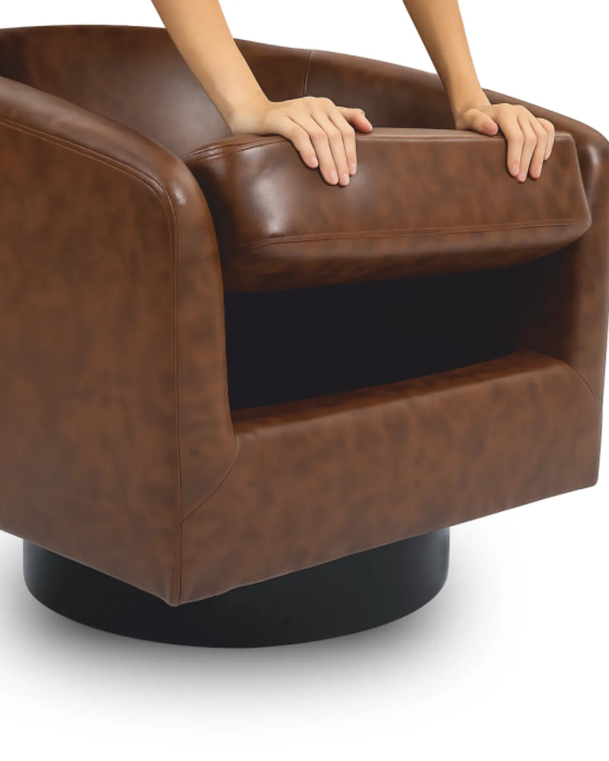 Morvane 360° Swivel Barrel Chair
