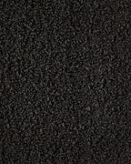 Veloura Obsidian Channel-Tufted Bouclé Swivel Accent Chair