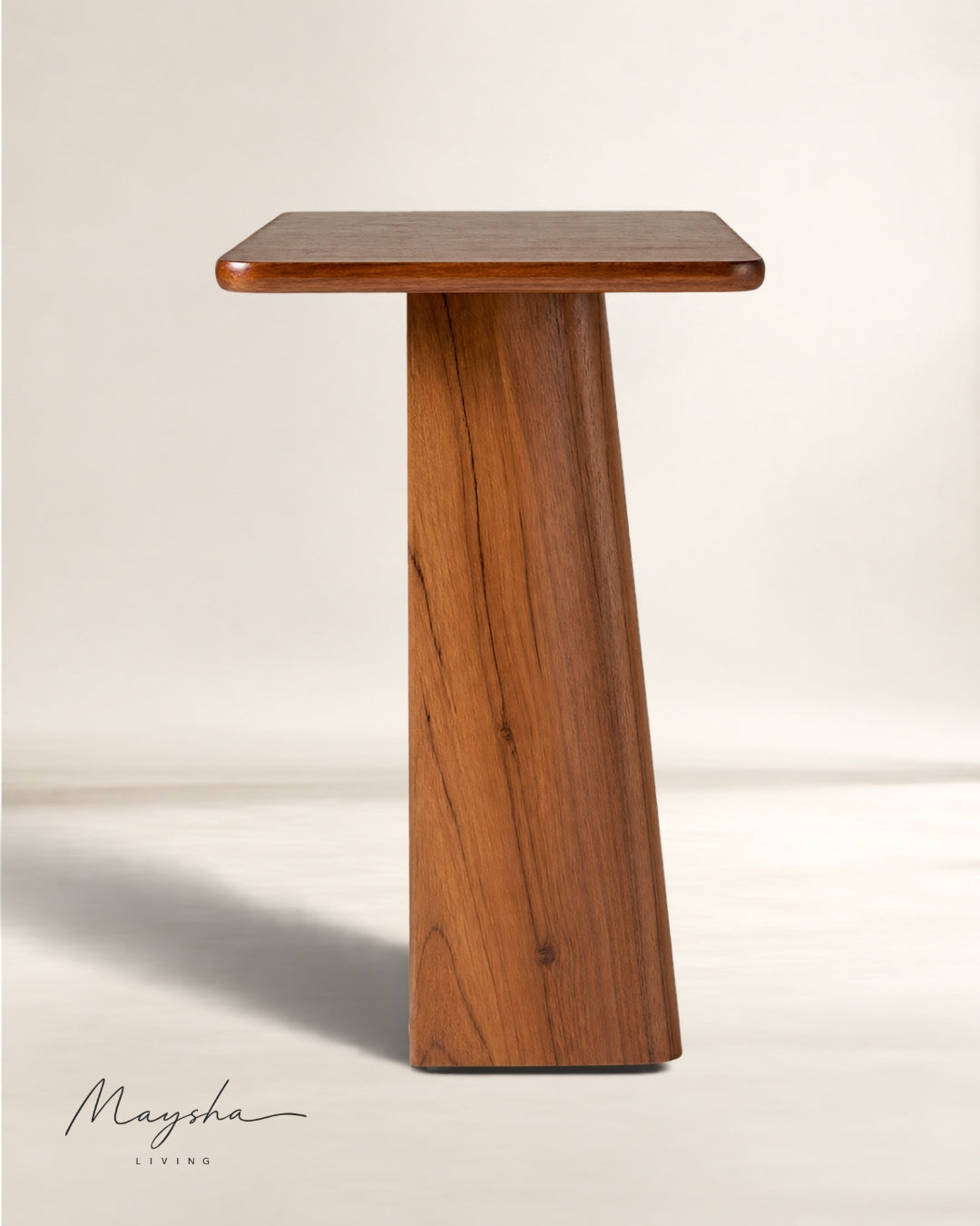 Thalvren Solid Wood Architectural Console Table