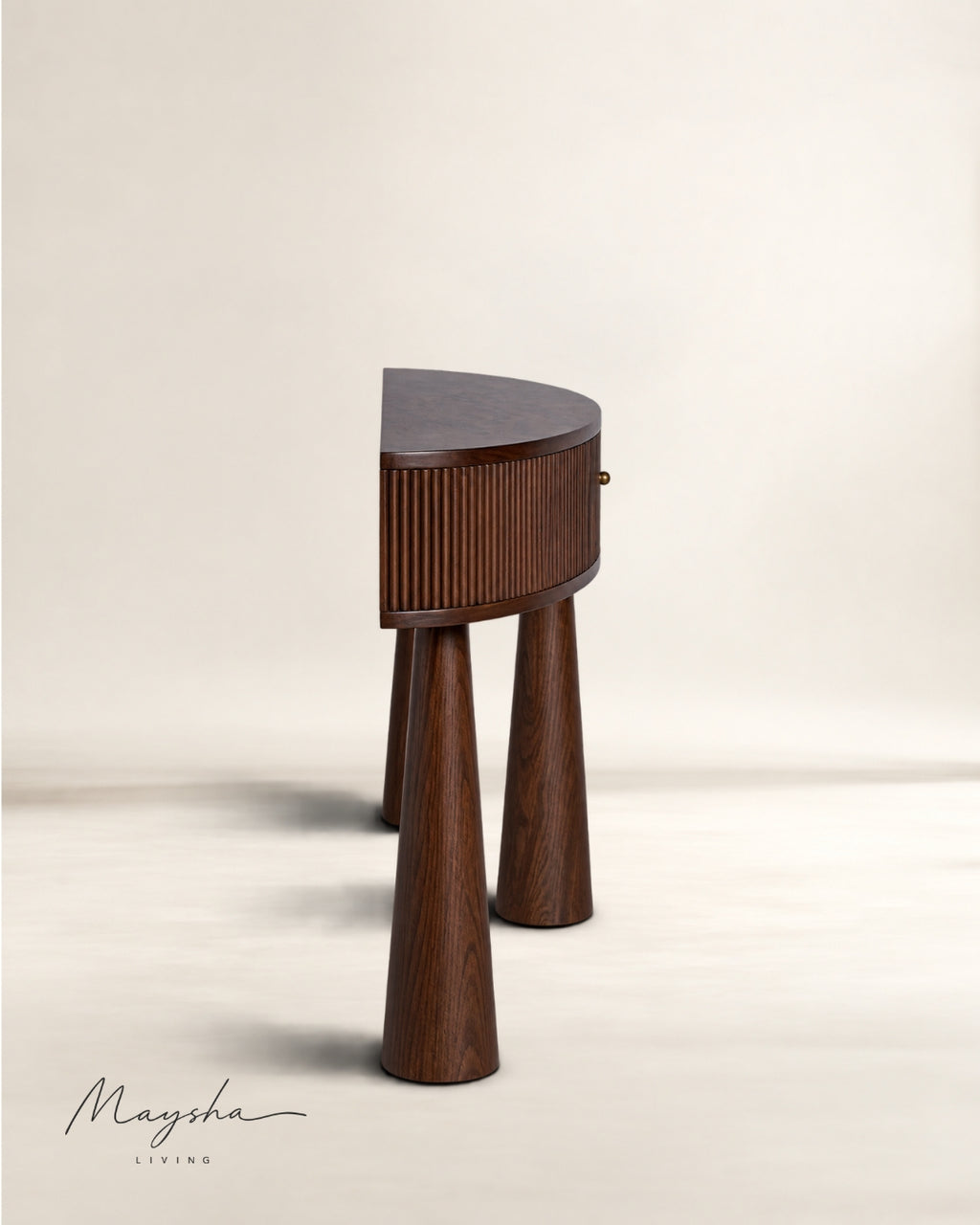 Kravell Solid Wood Console Table with Storage Drawer