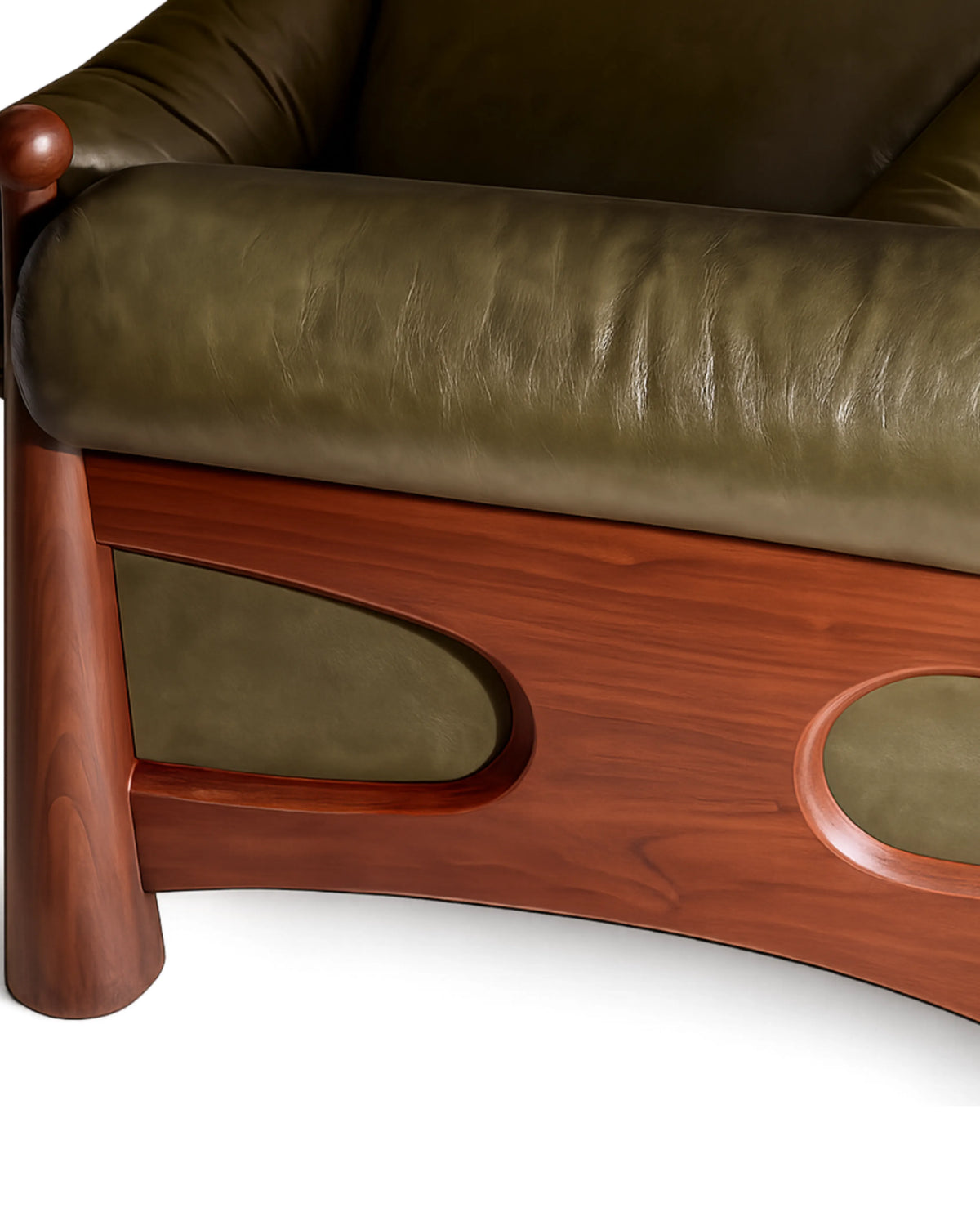 Merovic Lounge Chair Teak Wood