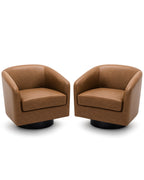Morvane 360° Swivel Barrel Chair