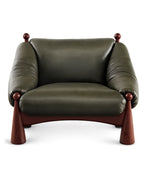 Merovic Lounge Chair Teak Wood