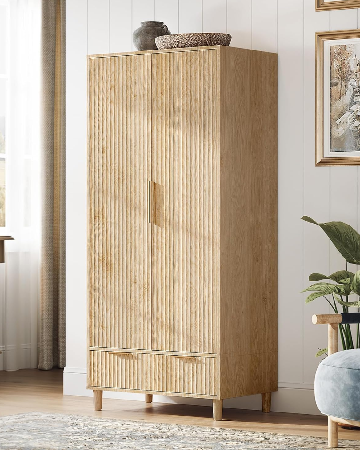 Oakmere Fluted Wardrobe