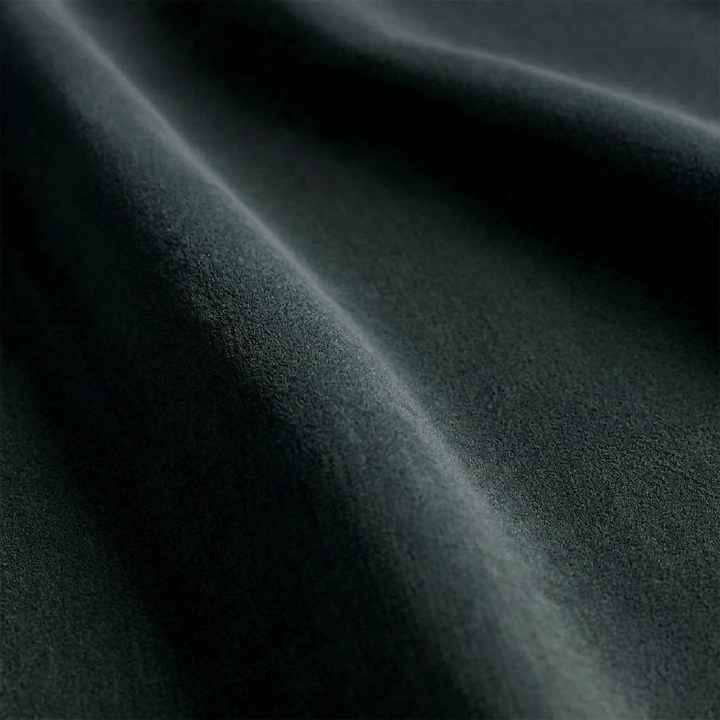 Orivelle Shelter Headboard Fabric Bed - Slate Teal Velvet
