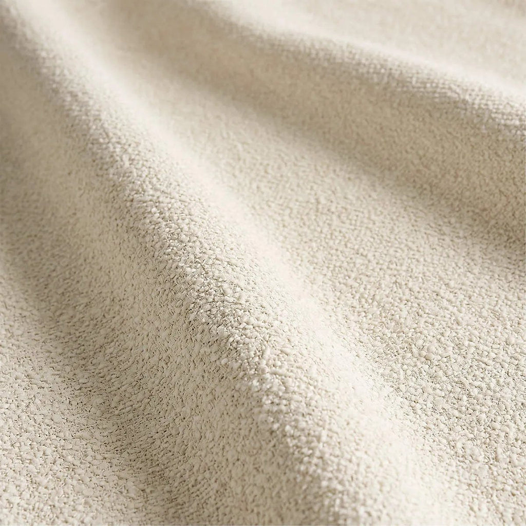 Orivelle Shelter Headboard Fabric Bed - Warm Cream Bouclé