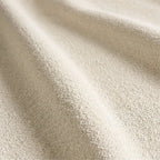 Orivelle Shelter Headboard Fabric Bed - Warm Cream Bouclé