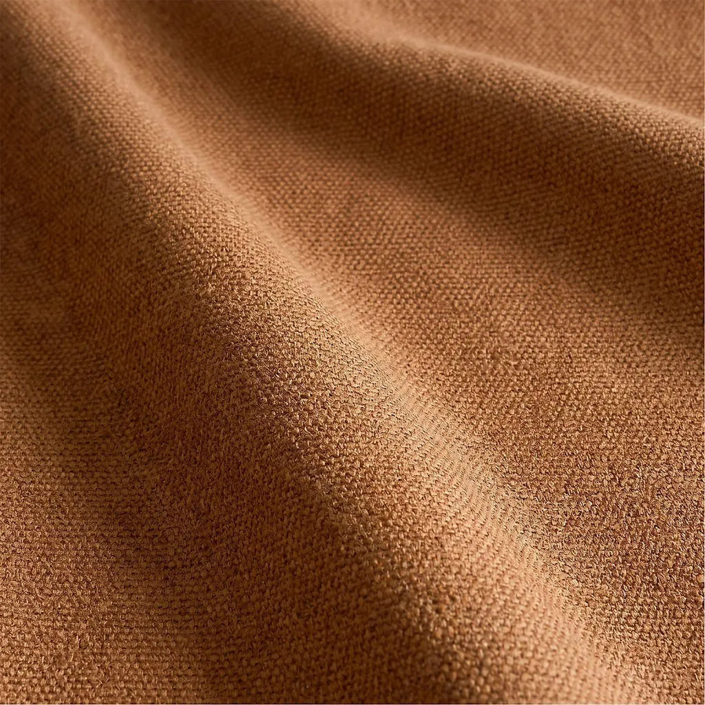 Roventa Terracotta Curved 3-Seater Sofa